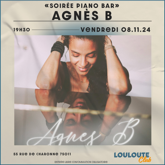 Agnès B Soirée Piano Bar