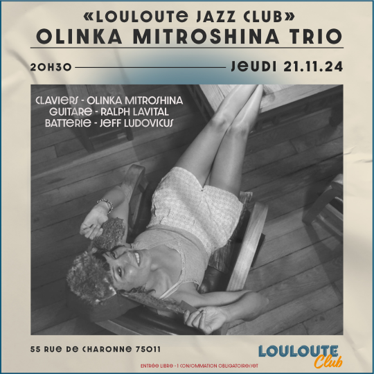 Louloute Jazz Club Olinka Trio