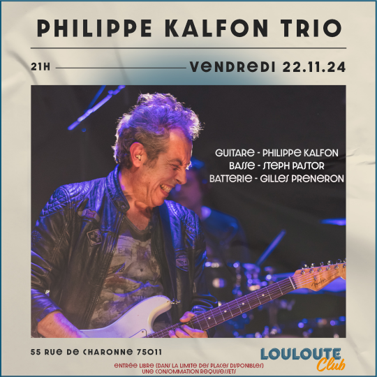 Philippe Kalfon Trio